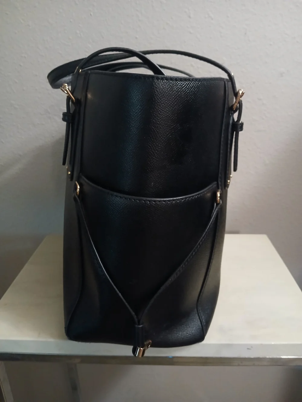 Michael Kors Black Saffiano Leather Tote